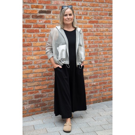 Mama B Fine Nero Wide Leg Jumpsuit - Black