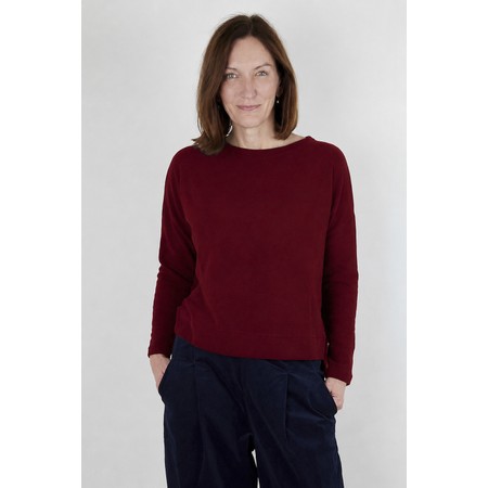 Mama B Alison M Scuro Plain Fleece Jumper - Red