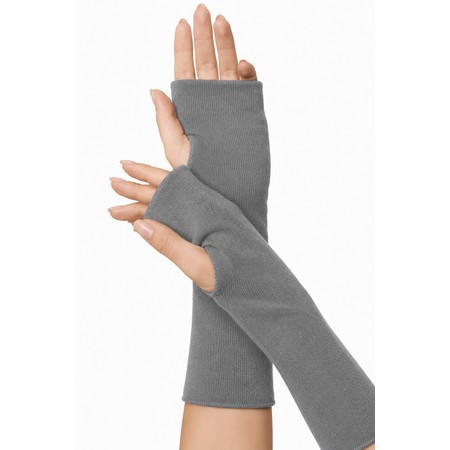 Mama B Cotto U Grigio Fleece Gloves - Grey