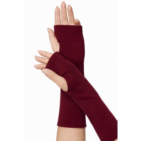 Mama B Cotto U Scuro Fleece Gloves - Red