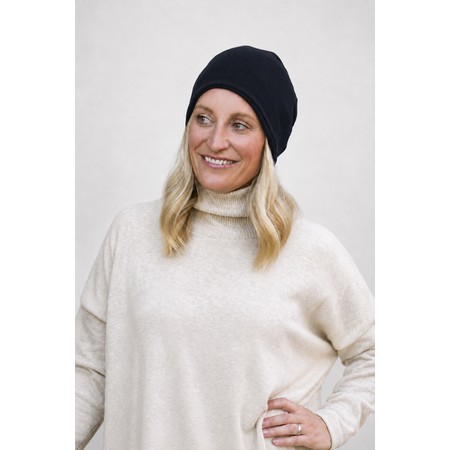 Mama B Kaki U Notte Plain Fleece Hat - Blue