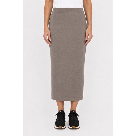Mama B Lilla U Alpaca Plain Fleece Skirt - Beige
