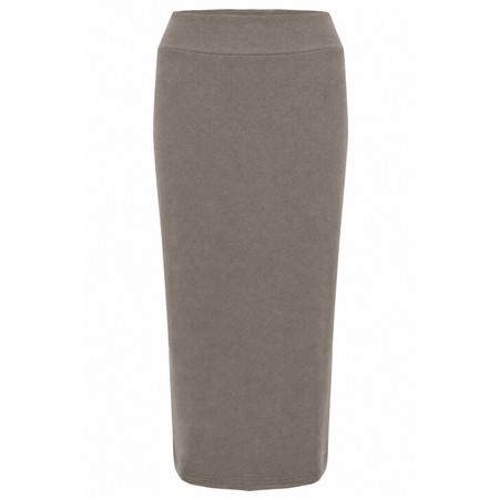 Mama B Lilla U Alpaca Plain Fleece Skirt - Beige