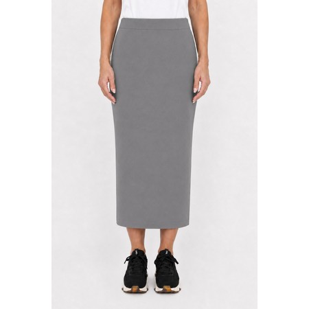 Mama B Lilla U Grigio Plain Fleece Skirt - Grey