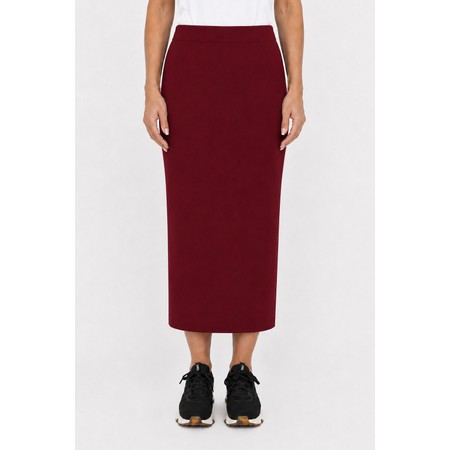 Mama B Lilla U Scuro Plain Fleece Skirt - Red