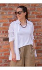 Masai Clothing White  Iryssa White Solid Linen Shirt  