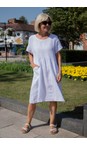 Lexia White Linen Dress