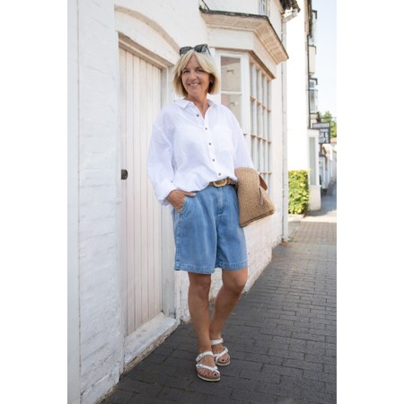 Mos Mosh MM Leli Denim Shorts - Blue
