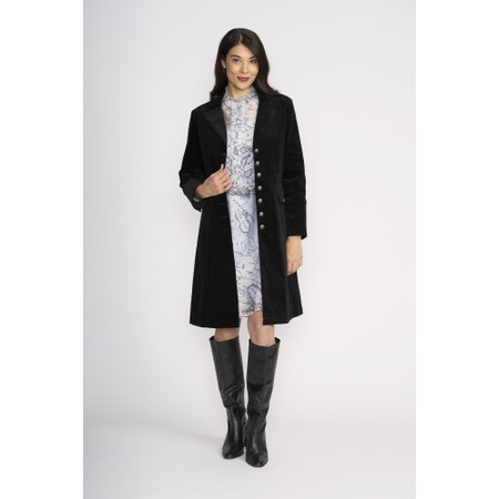 Foil Cordially Invited Coat - Black