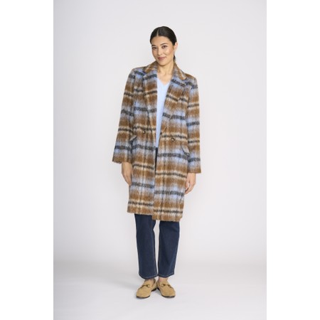 Foil Cover Story Coat - Brown