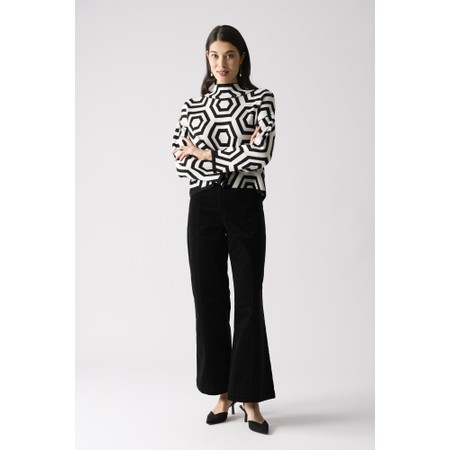 Foil Bee Bold Sweater - Beige