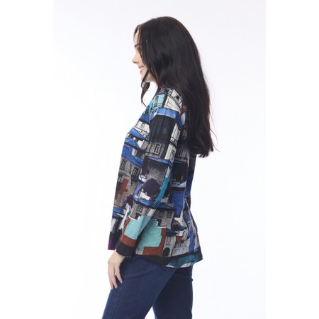 Orientique Porto Blue Organic Contemporary T-Shirt - Blue