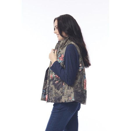 Orientique Keqioa Puffer Gilet - Multicoloured