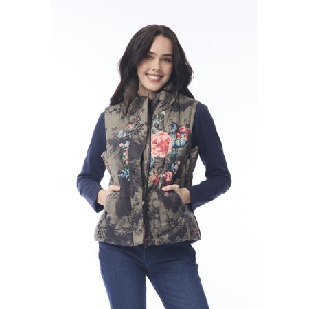 Orientique Keqioa Puffer Gilet - Multicoloured