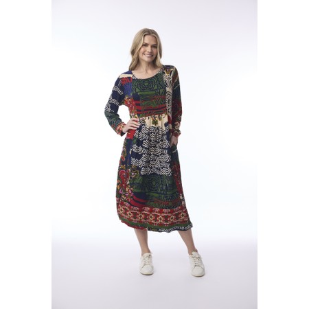 Orientique Zapotec Print Bubble Dress - Multicoloured