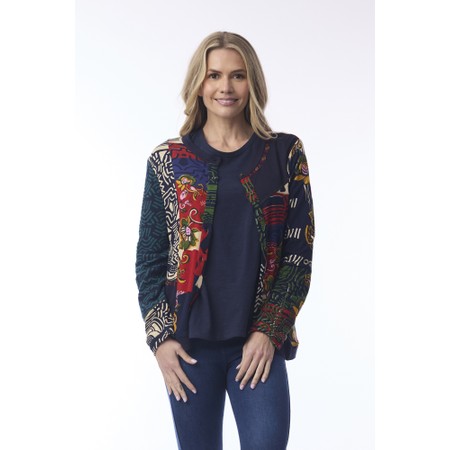 Orientique Zapotec Print Cardigan - Multicoloured
