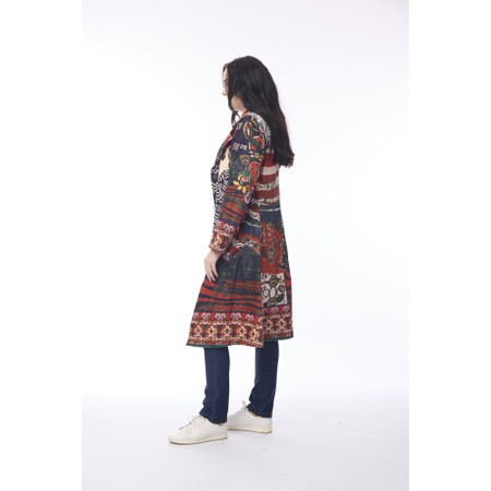 Orientique Zapotec Long Coat - Multicoloured