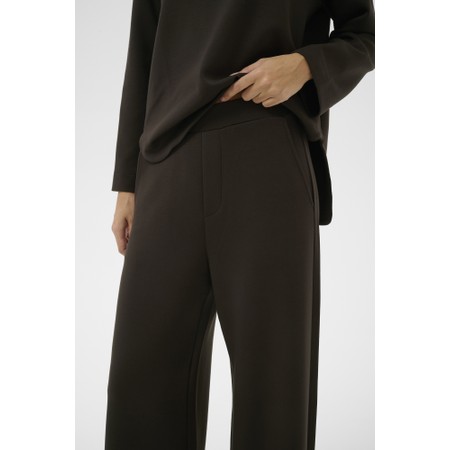 InWear Gincette Chocolate Brown Travel Jersey Trouser - Brown