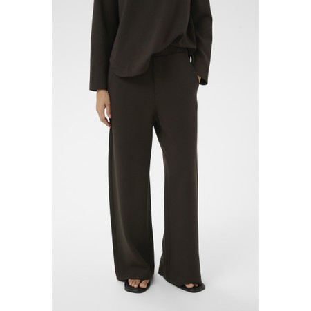 InWear Gincette Chocolate Brown Travel Jersey Trouser - Brown
