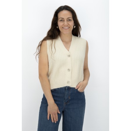 Masai Clothing Laney Knit Cardigan - Off-White