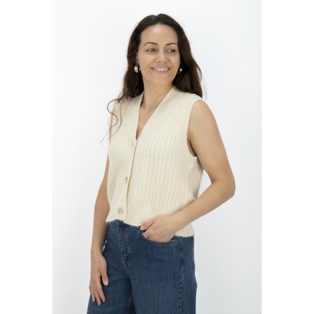 Masai Clothing Laney Knit Cardigan - Off-White