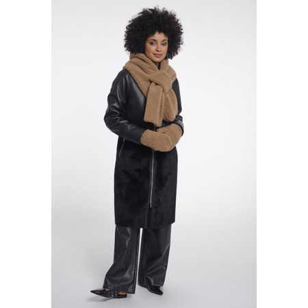 RINO AND PELLE Asho  Toast Teddy Scarf - Brown