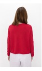 Amazing Woman Coral Red Jodie Coral Red Front Pocket Supersoft Knit Jumper  