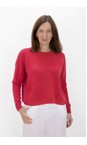 Amazing Woman Coral Red Jodie Coral Red Front Pocket Supersoft Knit Jumper  