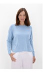 Amazing Woman Crystal Blue Jodie Crystal Blue Front Pocket Supersoft Knit Jumper  