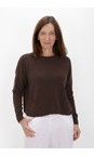 Amazing Woman Espresso Jodie Espresso Front Pocket Supersoft Knit Jumper  