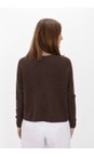 Amazing Woman Espresso Jodie Espresso Front Pocket Supersoft Knit Jumper  