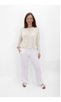 Amazing Woman Ivory Jodie Ivory Front Pocket Supersoft Knit Jumper  
