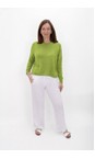 Amazing Woman Kiwi Jodie Kiwi Front Pocket Supersoft Knit Jumper  