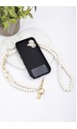 Eliza Gracious Cream Cream Beaded Long Necklace  