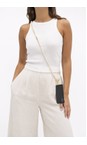 Eliza Gracious Cream Cream Beaded Long Necklace  