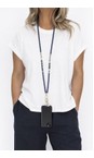 Eliza Gracious Blue Blue Beaded Long Necklace  