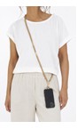 Eliza Gracious Beige Beige Beaded Long Necklace  