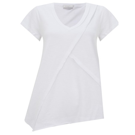 Foil Angle Devine White Tee - White