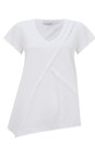 Foil White  Angle Devine White Tee  