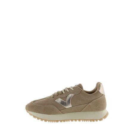 Victoria Shoes Viento Serraje V Beige Trainer Shoe - Beige