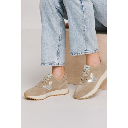 Victoria Shoes Viento Serraje V Beige Trainer Shoe - Beige