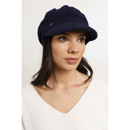 Loevenich Navy Bakerboy Polar Soft®.Windproof Cap - Blue