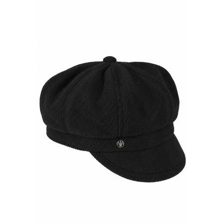 Loevenich Black Bakerboy Polar Soft®.Windproof Cap - Black