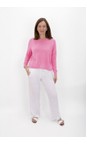 Amazing Woman Prism Pink Jodie Prism Pink Front Pocket Supersoft Knit Jumper  