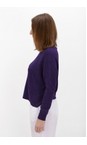 Amazing Woman Purple Jodie Purple Front Pocket Supersoft Knit Jumper  
