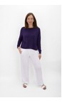 Amazing Woman Purple Jodie Purple Front Pocket Supersoft Knit Jumper  