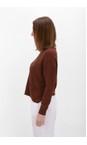 Amazing Woman Rust Jodie Rust Front Pocket Supersoft Knit Jumper  