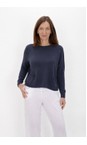 Amazing Woman Shadow Blue Jodie Shadow Blue Front Pocket Supersoft Knit Jumper  
