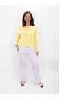 Amazing Woman Summer Yellow Jodie Front Pocket Supersoft Knit Jumper  