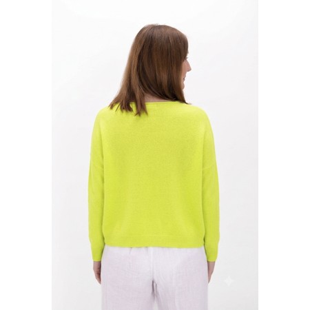 Amazing Woman Jodie Zest Front Pocket Supersoft Knit Jumper - Green